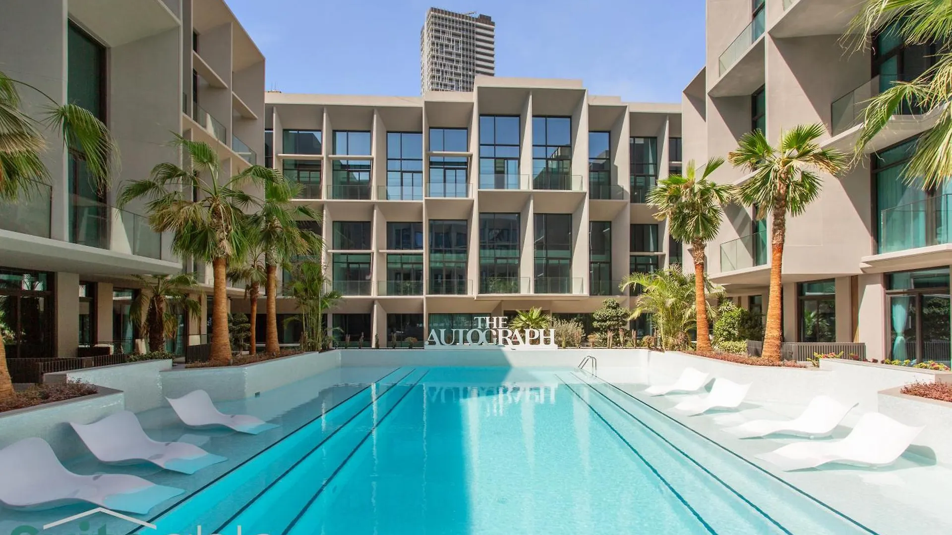 Chic Studio With Pool Access In The Autograph Dubai Apartment